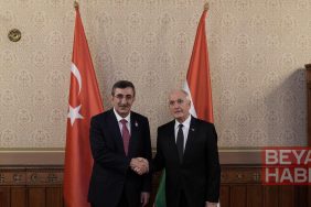 Cumhurbaşkanı Yardımcısı Yılmaz, Macaristan Cumhurbaşkanı Baka ile bir araya geldi