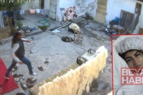 Kendisini terk eden kadın ile annesini bıçaklayan şüphelinin eve girip çıktığı anlar kamerada