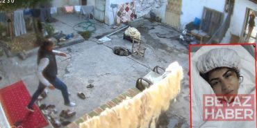 Kendisini terk eden kadın ile annesini bıçaklayan şüphelinin eve girip çıktığı anlar kamerada