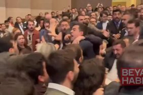 İstanbul Barosunun 128. Olağan Genel Kurulu'nda yumruklu kavga