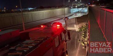 Eskişehir’de 4 ton marul yüklü kamyonet devrildi