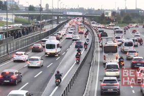 Haftanın ilk iş gününde trafik yoğunluğu