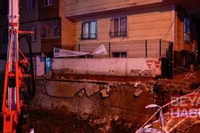 Bahçelievler'de çökme riski oluşan 2 apartman boşaltıldı