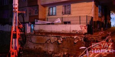 Bahçelievler'de çökme riski oluşan 2 apartman boşaltıldı