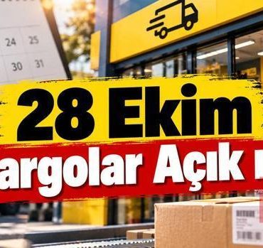 28 EKİM BUGÜN KARGOLAR AÇIK MI, SAAT KAÇA KADAR ÇALIŞIYOR? Cumhuriyet Bayramı'nda Kargolar Açık mı? PTT, Yurtiçi, Aras, DHL, Hepsi Express, Trendyol Express 28-29 Ekim Kargo Çalışma Saatleri