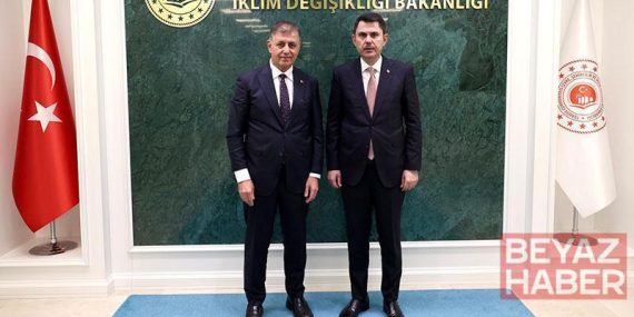 Bakan Kurum, İzmir Büyükşehir Belediye Başkanı Tugay’ı kabul etti