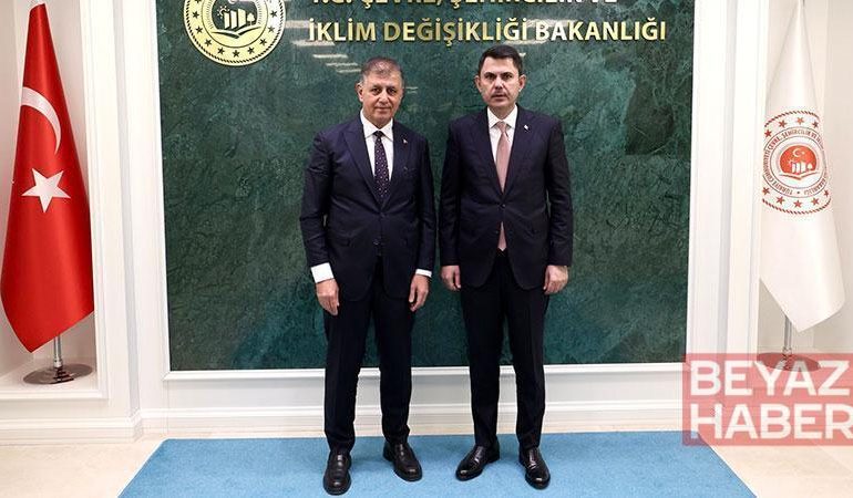 Bakan Kurum, İzmir Büyükşehir Belediye Başkanı Tugay’ı kabul etti
