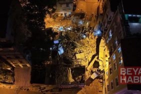 Beyoğlu’nda 5 katlı metruk bina çöktü; arama çalışmaları tamamlandı