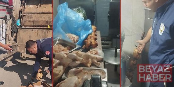 Restoranda bozulmuş tavuk etleri bulundu