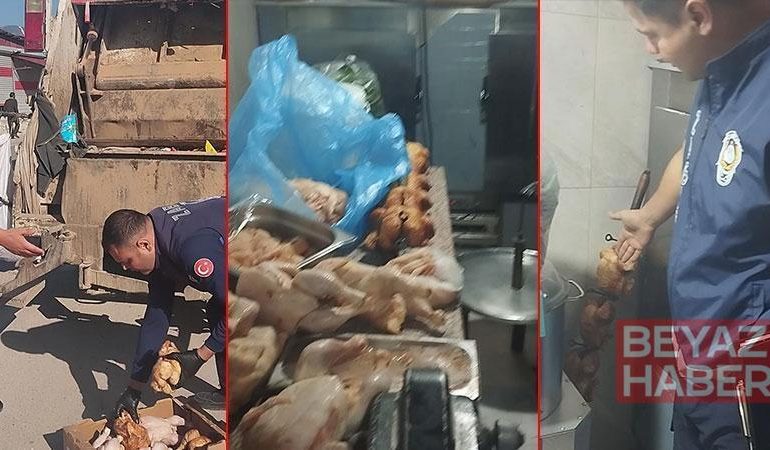 Restoranda bozulmuş tavuk etleri bulundu