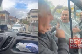 Yol tartışmasında öğrenci servisine saldırdı