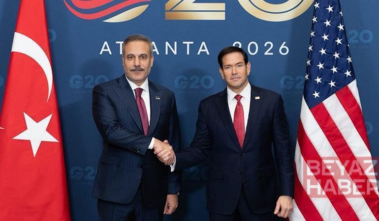 Dışişleri Bakanı Fidan, ABD Dışişleri Bakanı Rubio ile bir araya geldi