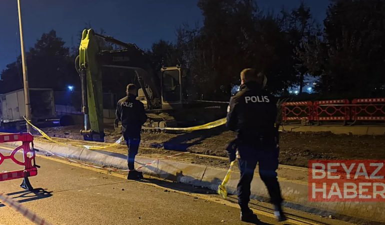 SON DAKİKA | Bayrampaşa'da yol çöktü! 1 işçi hayatını kaybetti