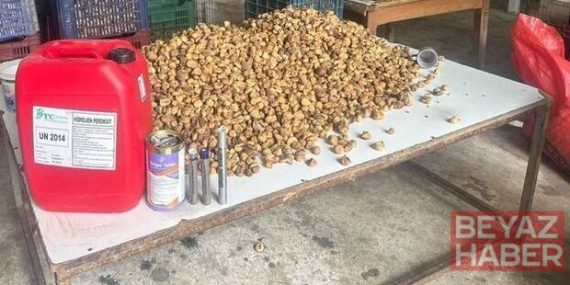 Lavabo açıcıyla beyazlatmışlar! Tam 3 ton