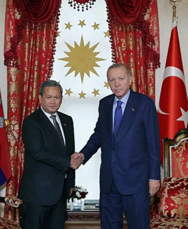 Başkan Erdoğan, Kamboçya Başbakanı Manet'i kabul etti