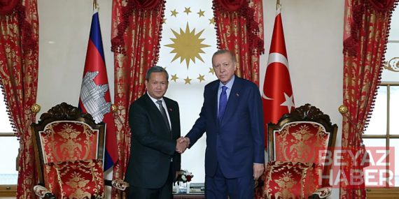 Başkan Erdoğan, Kamboçya Başbakanı Manet'i kabul etti