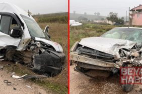 Balıkesir'de feci kaza! Servis minibüsü ile ticari araç çarpıştı: Yaralılar var!