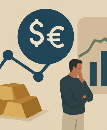 weekly financial markets summary: gold, currency exchange and stock index charts