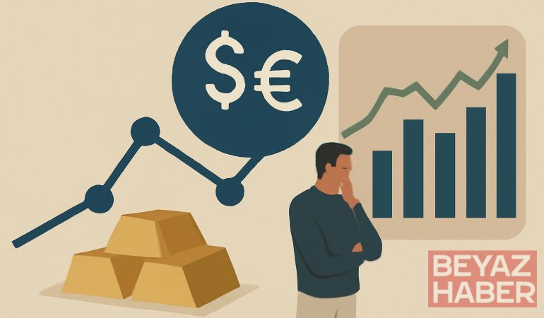 weekly financial markets summary: gold, currency exchange and stock index charts