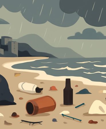 Zonguldak'ta Sağanak Yağmur Sonrası Kozlu Sahili Çöplerle Kaplandı