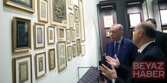 Başkan Erdoğan, Darphane-i Amire Müzeleri'ni gezdi! Eserler hakkında bilgi aldı