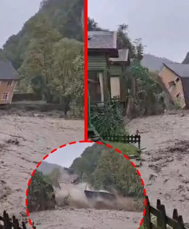 SON DAKİKA… Sakarya’da sel felaketi! Dere kenarındaki 2 katlı villa yerle bir oldu: Çökme anı kameraya yansıdı!