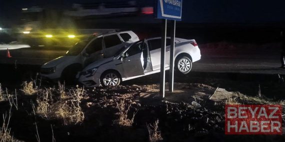 Mardin’de iki otomobil çarpıştı: 1’i bebek 6 yaralı
