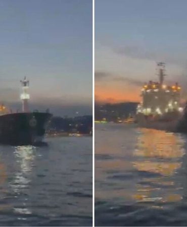 Facianın eşiğinden dönüldü! Tanker kıyıya metreler kala durdu