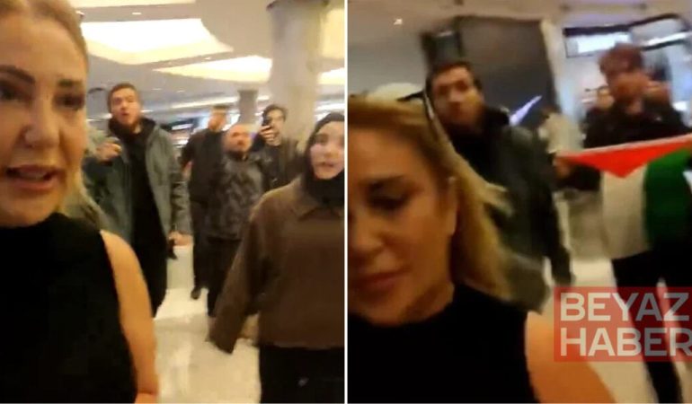 İstinye Park’ta İsrail gerginliği! Klodya Medina protestosu