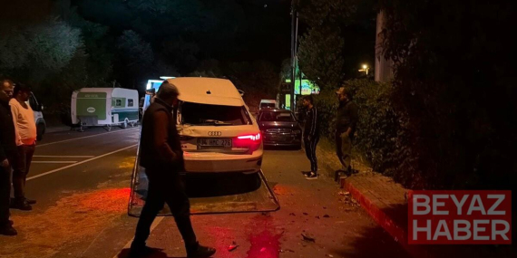 Otomobil park halindeki 6 araca çarptı, ortalık savaş alanına döndü