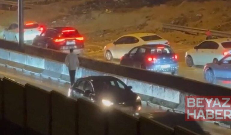 Sel suları toprağı sürükledi, TEM bağlantı yolu kısmen kapandı