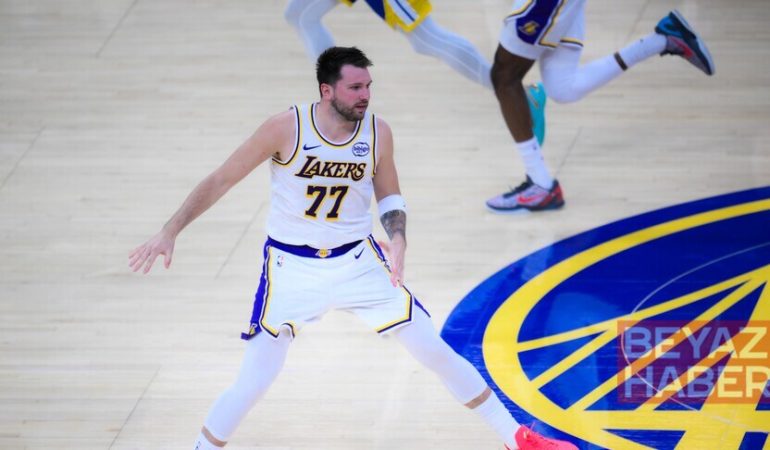 NBA'de Lakers, Luka Doncic'in 41 sayı attığı maçta sezonun ilk mağlubiyetini aldı