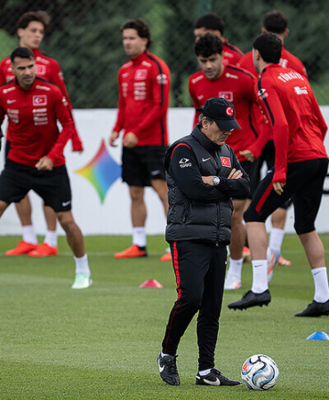 A Milli Futbol Takımı, İtalya maçının hazırlıklarına başladı