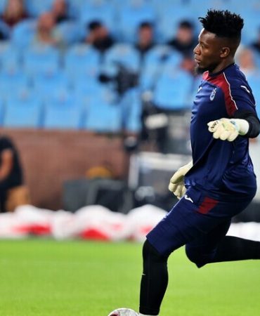 Trabzonspor'da Andre Onana kalesinde güven veriyor