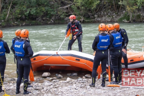 AFAD ekipleri Munzur Çayı'ndaki zorlu eğitimlerle güçlerine güç katıyor