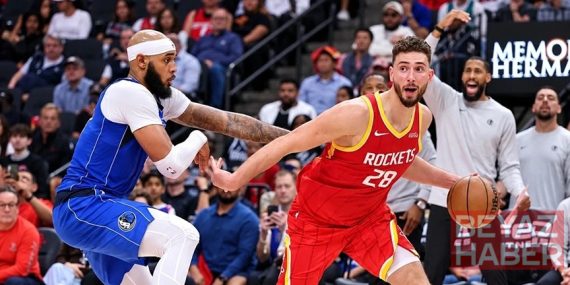 Alperen Şengün, NBA'de sezona "double-double" ile başladı