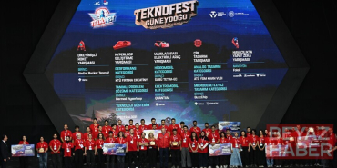 TEKNOFEST Güneydoğu kapsamında düzenlenen yarışmalarda birincilere ödülleri verildi
