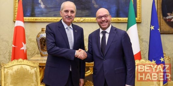 TBMM Başkanı Kurtulmuş, Roma'da ikili görüşmeler gerçekleştirdi